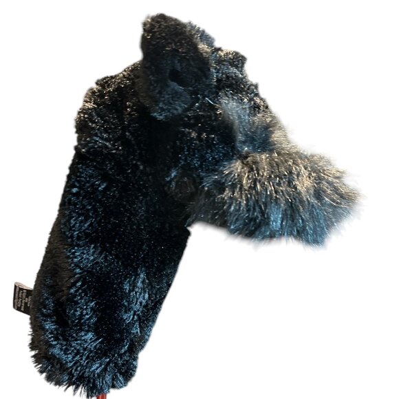 NOAH'S GOLF KINGDOM Head Cover Novelty Black Dog Schnauzer Vintage Woods Irons - Picture 4 of 8